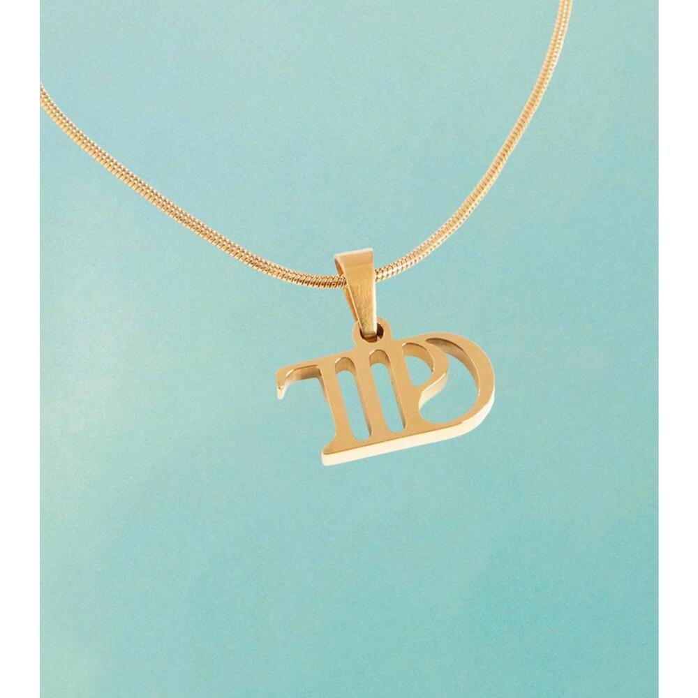 Taylor Swift TTPD Album Logo Necklace